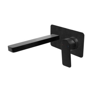 Cosmopolitan Wall Basin Set Matte Black